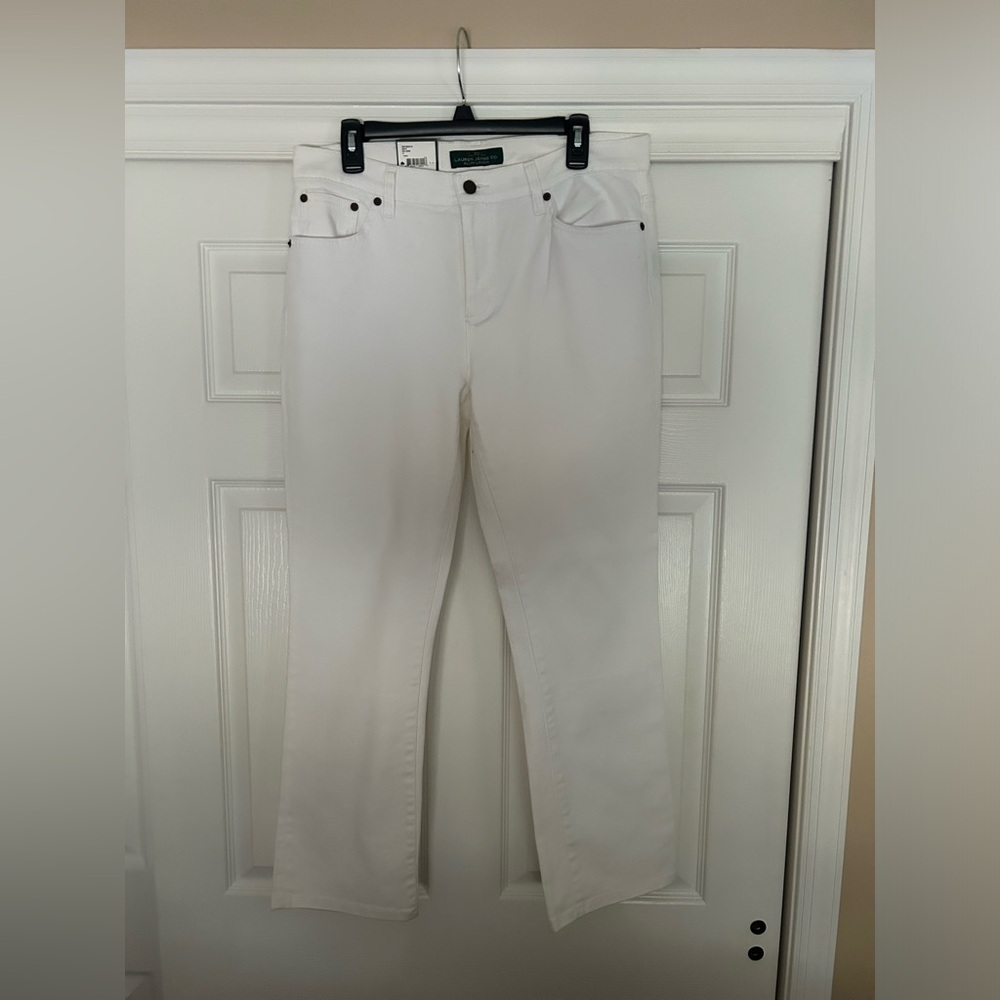 Ralph Lauren white jeans!